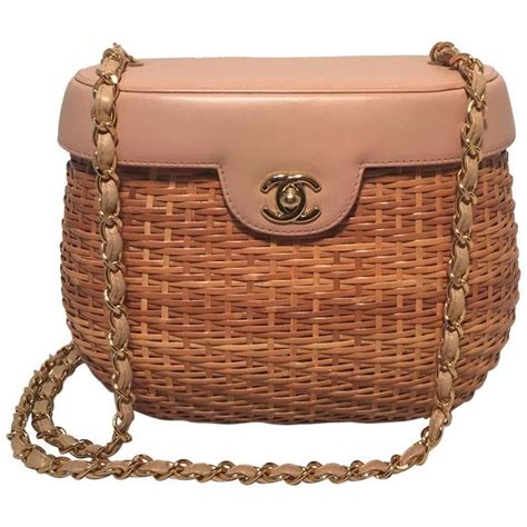 basket chanel prix 2015|chanel leather wicker basket.